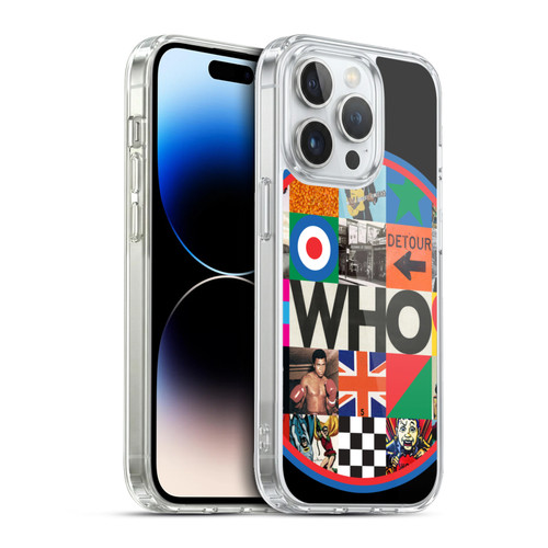 The Who 2019 Album Collage Circle Soft Gel Case for Apple iPhone 13 Pro & MagSafe