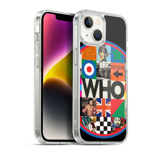 The Who 2019 Album Collage Circle Soft Gel Case for Apple iPhone 14