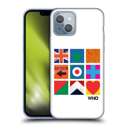 The Who 2019 Album Symbols Grid Soft Gel Case for Apple iPhone 14