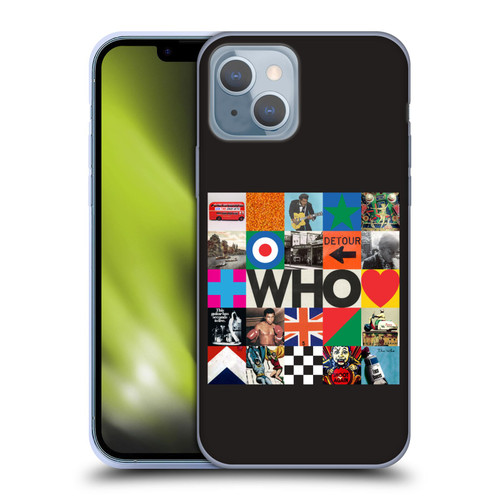 The Who 2019 Album Square Collage Soft Gel Case for Apple iPhone 14