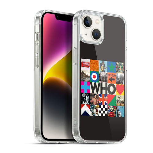 The Who 2019 Album Collage Soft Gel Case for Apple iPhone 14 Plus & MagSafe