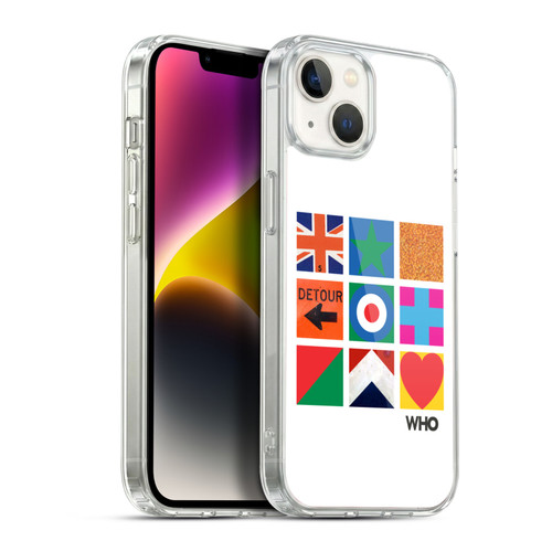 The Who 2019 Album Symbols Grid Soft Gel Case for Apple iPhone 14 Plus & MagSafe