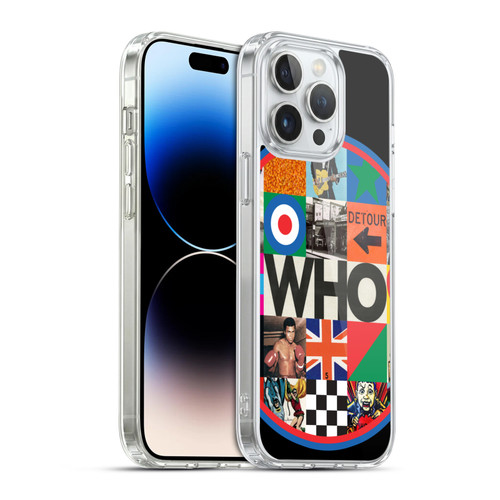 The Who 2019 Album Collage Circle Soft Gel Case for Apple iPhone 14 Pro Max & MagSafe