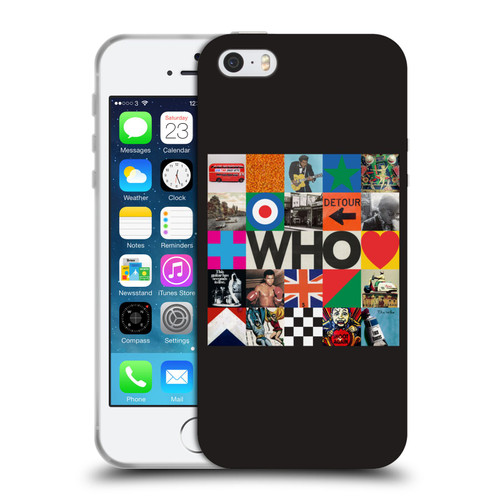 The Who 2019 Album Square Collage Soft Gel Case for Apple iPhone 5 / 5s / iPhone SE 2016