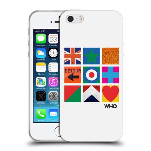 The Who 2019 Album Symbols Grid Soft Gel Case for Apple iPhone 5 / 5s / iPhone SE 2016
