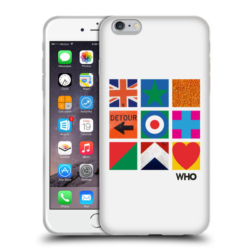 The Who 2019 Album Symbols Grid Soft Gel Case for Apple iPhone 6 Plus / iPhone 6s Plus
