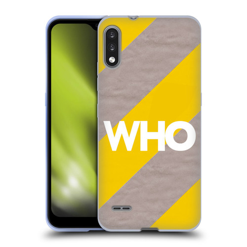 The Who 2019 Album Yellow Diagonal Stripes Soft Gel Case for LG K22