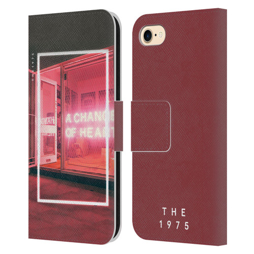 The 1975 Songs A Change Of Heart Leather Book Wallet Case Cover For Apple iPhone 7 / 8 / SE 2020 & 2022