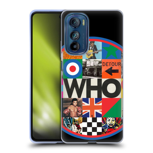 The Who 2019 Album Collage Circle Soft Gel Case for Motorola Edge 30