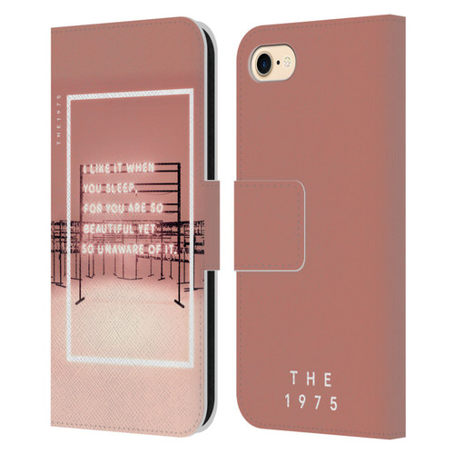 The 1975 Songs I Like It When You Sleep Leather Book Wallet Case Cover For Apple iPhone 7 / 8 / SE 2020 & 2022