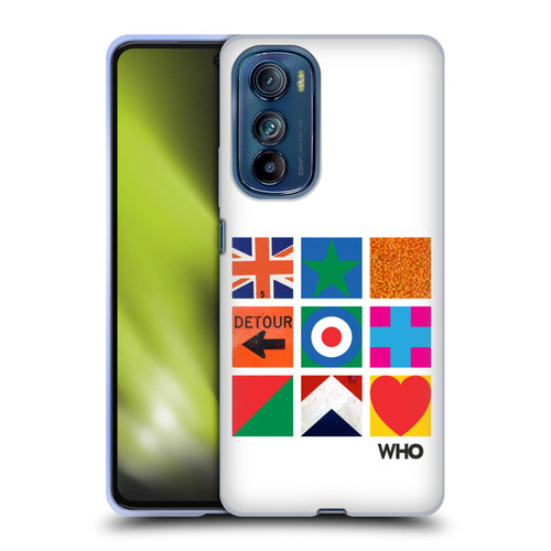 The Who 2019 Album Symbols Grid Soft Gel Case for Motorola Edge 30