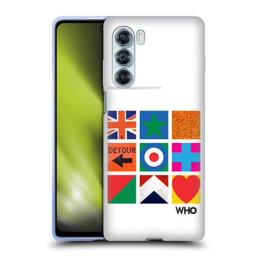 The Who 2019 Album Symbols Grid Soft Gel Case for Motorola Edge S30 / Moto G200 5G