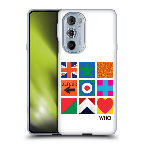 The Who 2019 Album Symbols Grid Soft Gel Case for Motorola Edge X30