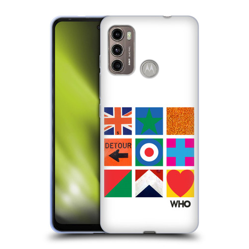 The Who 2019 Album Symbols Grid Soft Gel Case for Motorola Moto G60 / Moto G40 Fusion