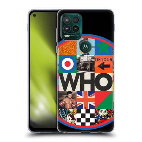 The Who 2019 Album Collage Circle Soft Gel Case for Motorola Moto G Stylus 5G 2021