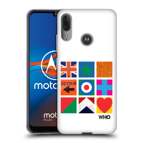 The Who 2019 Album Symbols Grid Soft Gel Case for Motorola Moto E6 Plus