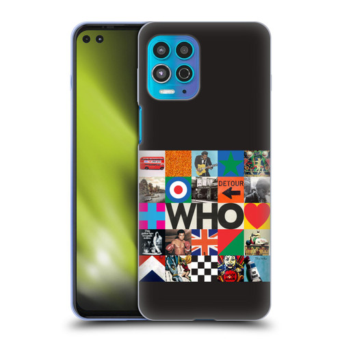 The Who 2019 Album Square Collage Soft Gel Case for Motorola Moto G100