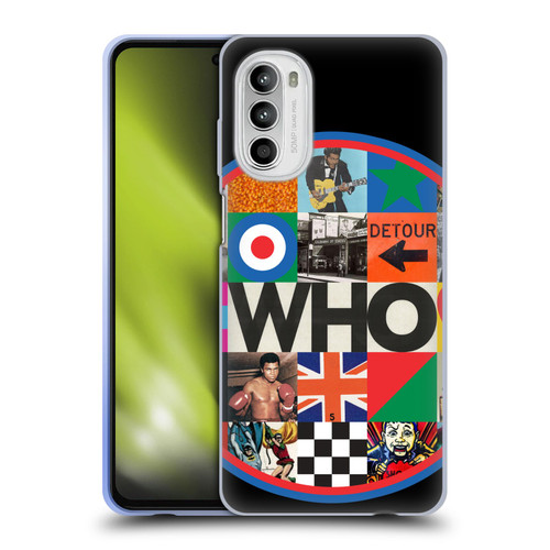 The Who 2019 Album Collage Circle Soft Gel Case for Motorola Moto G52