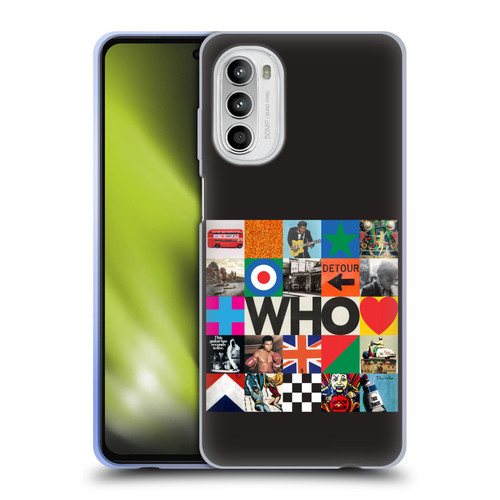 The Who 2019 Album Square Collage Soft Gel Case for Motorola Moto G52
