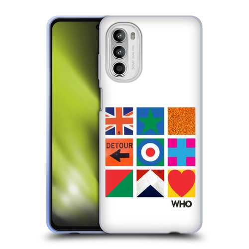 The Who 2019 Album Symbols Grid Soft Gel Case for Motorola Moto G52
