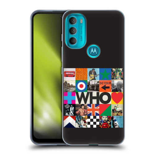The Who 2019 Album Square Collage Soft Gel Case for Motorola Moto G71 5G