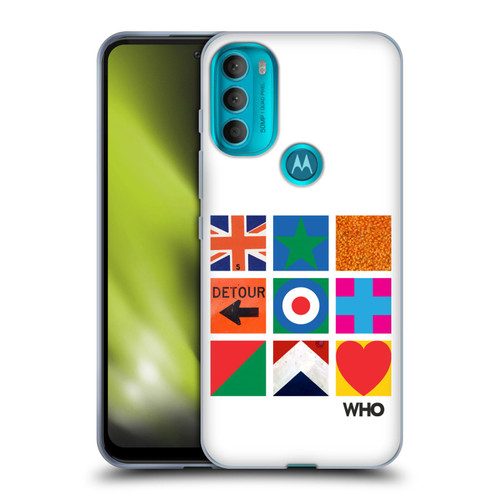 The Who 2019 Album Symbols Grid Soft Gel Case for Motorola Moto G71 5G