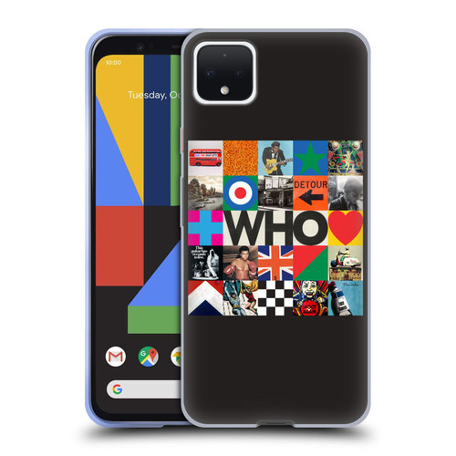 The Who 2019 Album Square Collage Soft Gel Case for Google Pixel 4 XL