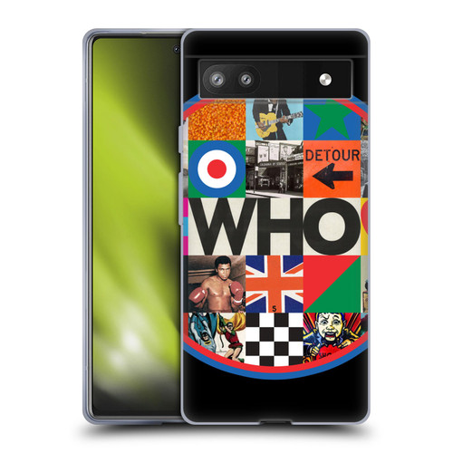 The Who 2019 Album Collage Circle Soft Gel Case for Google Pixel 6a