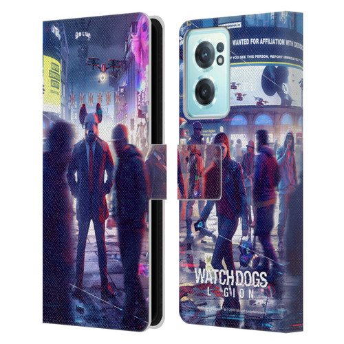 Watch Dogs Legion Artworks Winston City Leather Book Wallet Case Cover For OnePlus Nord CE 2 5G