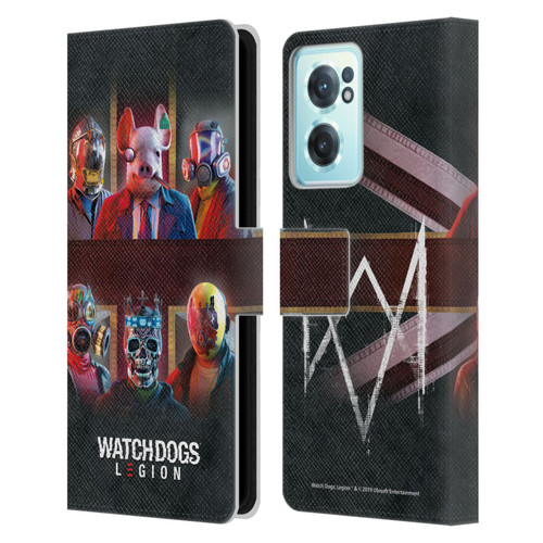 Watch Dogs Legion Artworks Flag Leather Book Wallet Case Cover For OnePlus Nord CE 2 5G