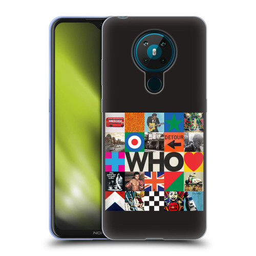 The Who 2019 Album Square Collage Soft Gel Case for Nokia 5.3