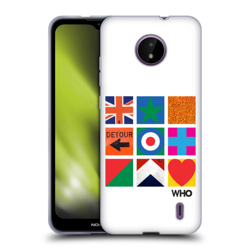 The Who 2019 Album Symbols Grid Soft Gel Case for Nokia C10 / C20