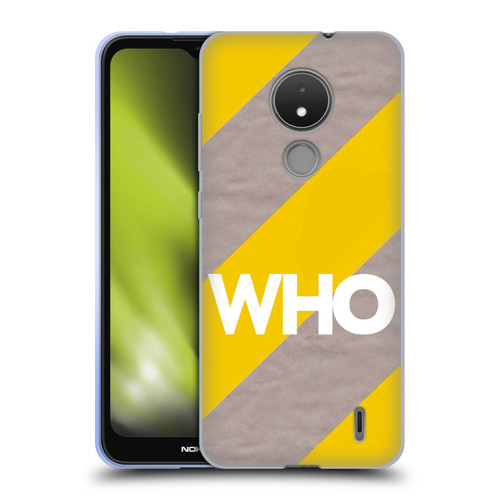 The Who 2019 Album Yellow Diagonal Stripes Soft Gel Case for Nokia C21