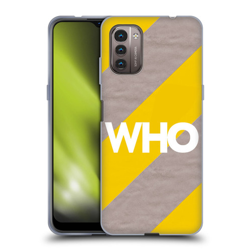 The Who 2019 Album Yellow Diagonal Stripes Soft Gel Case for Nokia G11 / G21