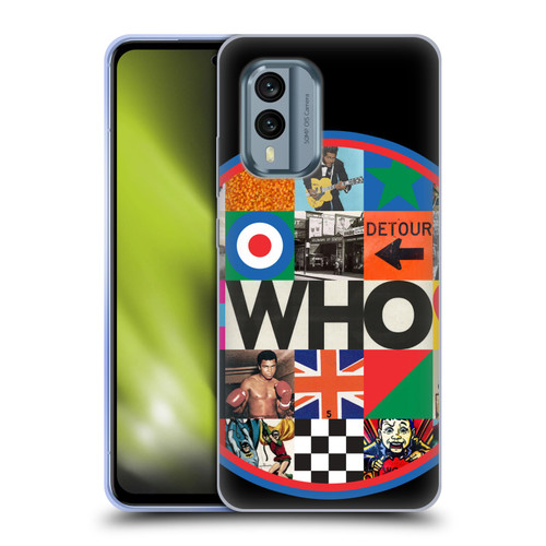 The Who 2019 Album Collage Circle Soft Gel Case for Nokia X30