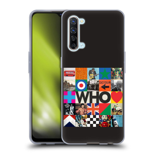 The Who 2019 Album Square Collage Soft Gel Case for OPPO Find X2 Lite 5G