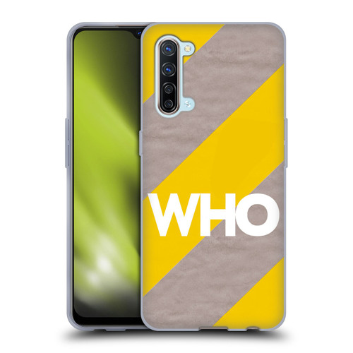 The Who 2019 Album Yellow Diagonal Stripes Soft Gel Case for OPPO Find X2 Lite 5G