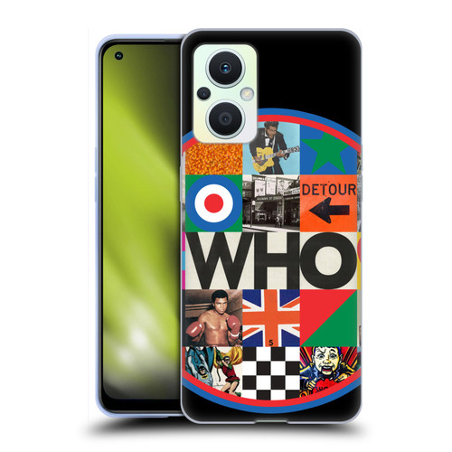 The Who 2019 Album Collage Circle Soft Gel Case for OPPO Reno8 Lite