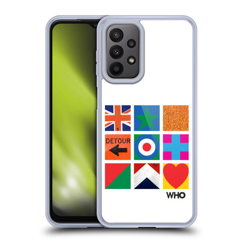 The Who 2019 Album Symbols Grid Soft Gel Case for Samsung Galaxy A23 / 5G (2022)