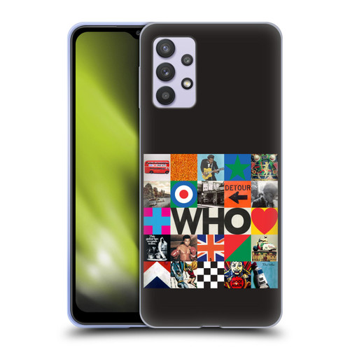 The Who 2019 Album Square Collage Soft Gel Case for Samsung Galaxy A32 5G / M32 5G (2021)
