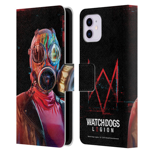 Watch Dogs Legion Key Art Alpha2zero Leather Book Wallet Case Cover For Apple iPhone 11