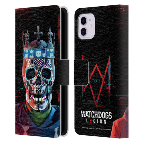 Watch Dogs Legion Key Art Ded Sec Leather Book Wallet Case Cover For Apple iPhone 11
