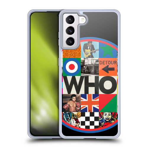 The Who 2019 Album Collage Circle Soft Gel Case for Samsung Galaxy S21+ 5G