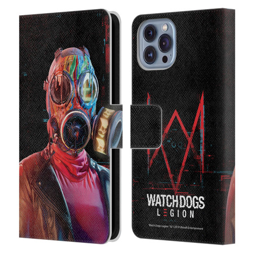 Watch Dogs Legion Key Art Alpha2zero Leather Book Wallet Case Cover For Apple iPhone 14