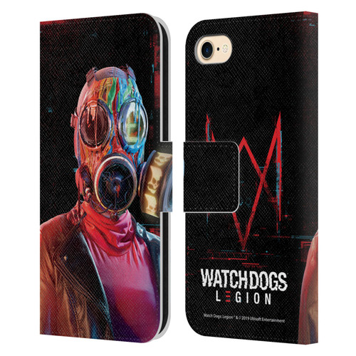 Watch Dogs Legion Key Art Lancaster Leather Book Wallet Case Cover For Apple iPhone 7 / 8 / SE 2020 & 2022