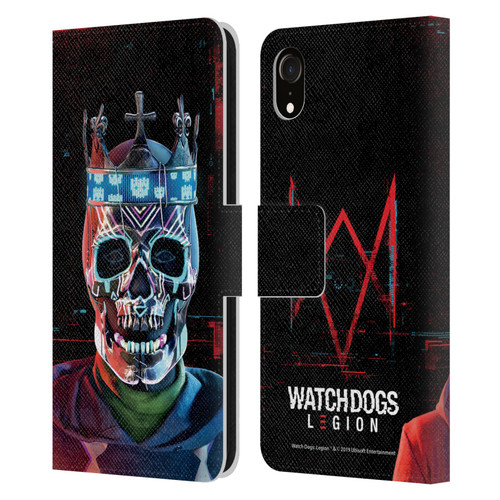 Watch Dogs Legion Key Art Ded Sec Leather Book Wallet Case Cover For Apple iPhone XR