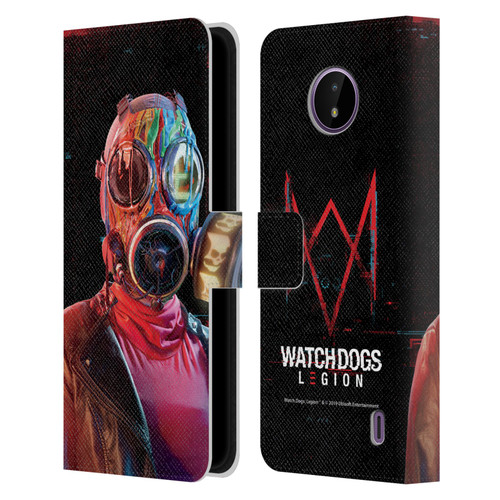 Watch Dogs Legion Key Art Alpha2zero Leather Book Wallet Case Cover For Nokia C10 / C20