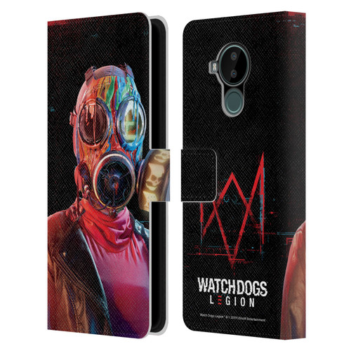 Watch Dogs Legion Key Art Lancaster Leather Book Wallet Case Cover For Nokia C30