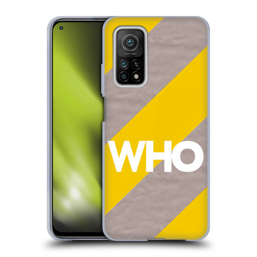 The Who 2019 Album Yellow Diagonal Stripes Soft Gel Case for Xiaomi Mi 10T 5G