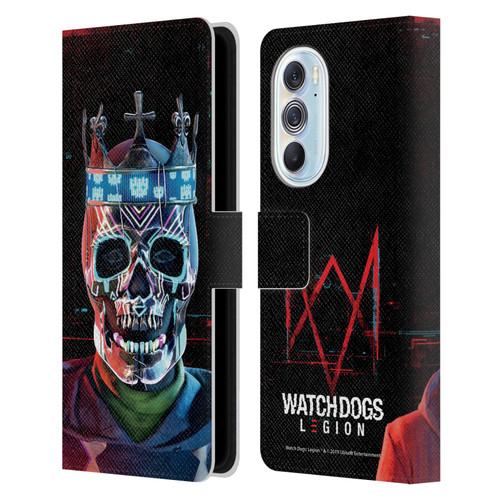 Watch Dogs Legion Key Art Ded Sec Leather Book Wallet Case Cover For Motorola Edge X30